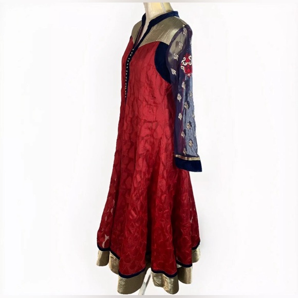 Karishma anarkali gown kurti indian pakistani dress size XL (US juniors size) - Picture 8 of 16